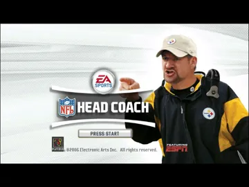 NFL Head Coach (USA) screen shot title